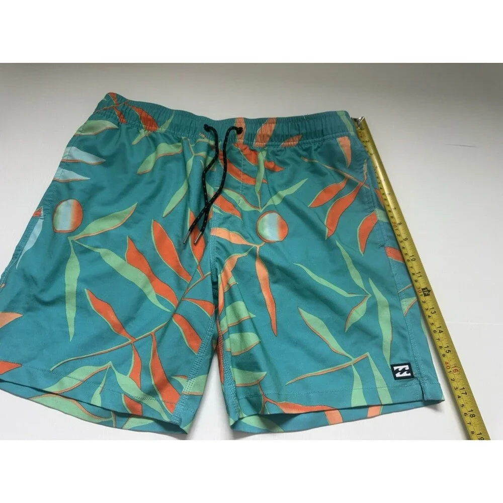 Billabong Sundays Layback Board Shorts Men Medium Tropical Swim Trunks 17